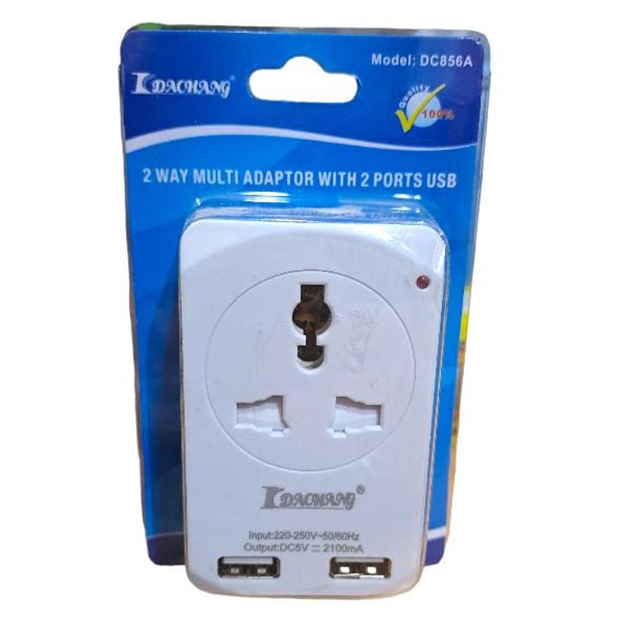 3 Sockets Plug And 2 Usb – Default Title
