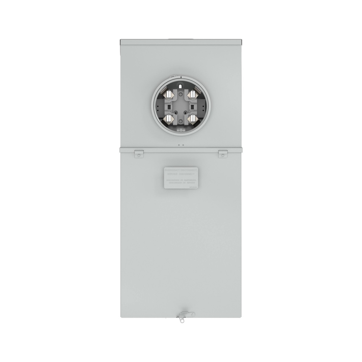 ABB ReliaHome 200-Amp 8-Space 16-Circuit Outdoor Main Breaker Meter Combo Plug-On Neutral Load Center – PAMS820TRNCS