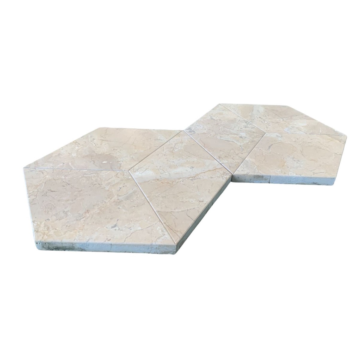 Blisstyle 12 Pcs Beige Natural stone Carton )