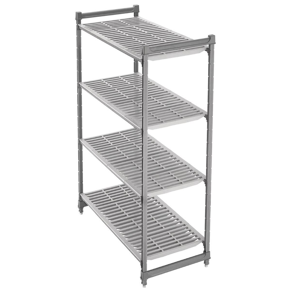 Cambro Camshelving Basics Plus 4 Tier Shelving Starter Unit 1830 x 1375 x 460mm – DM771
