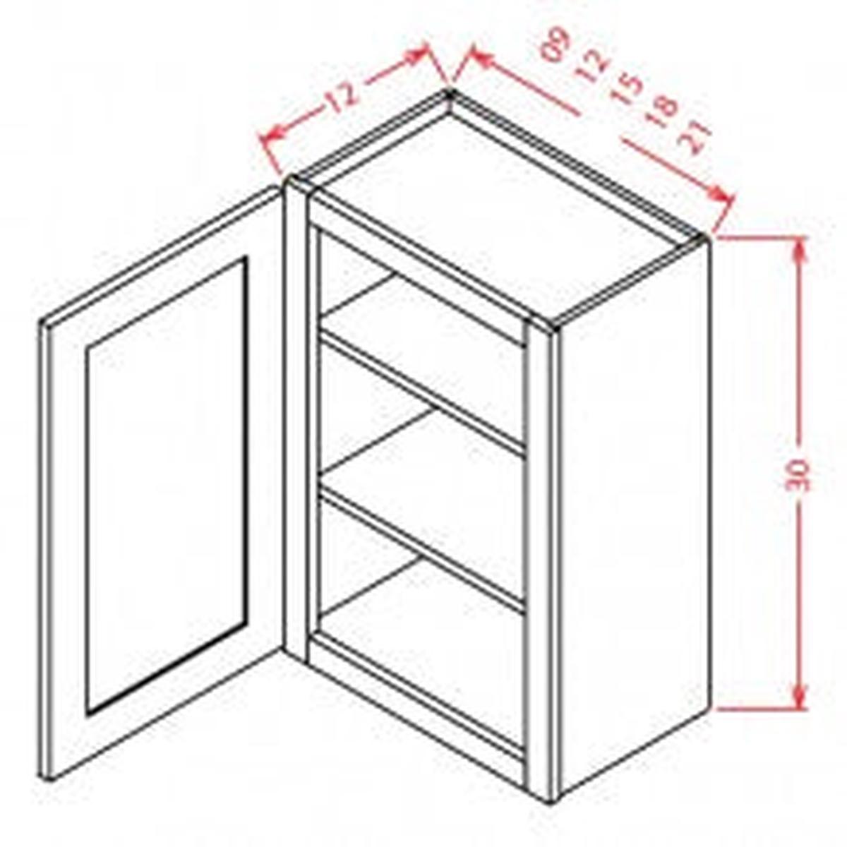 Casselberry Antique White 9″ W x 30″ H Wall Cabinet Pre-Assembled