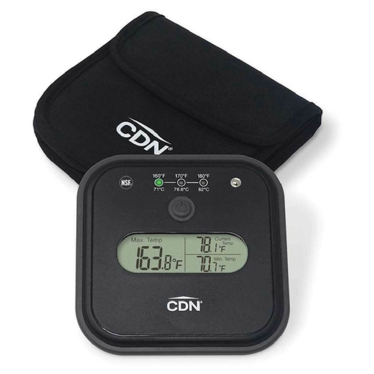 CDN DW2 2.95 Inch Dishwasher Thermometer Digital Display Waterproof