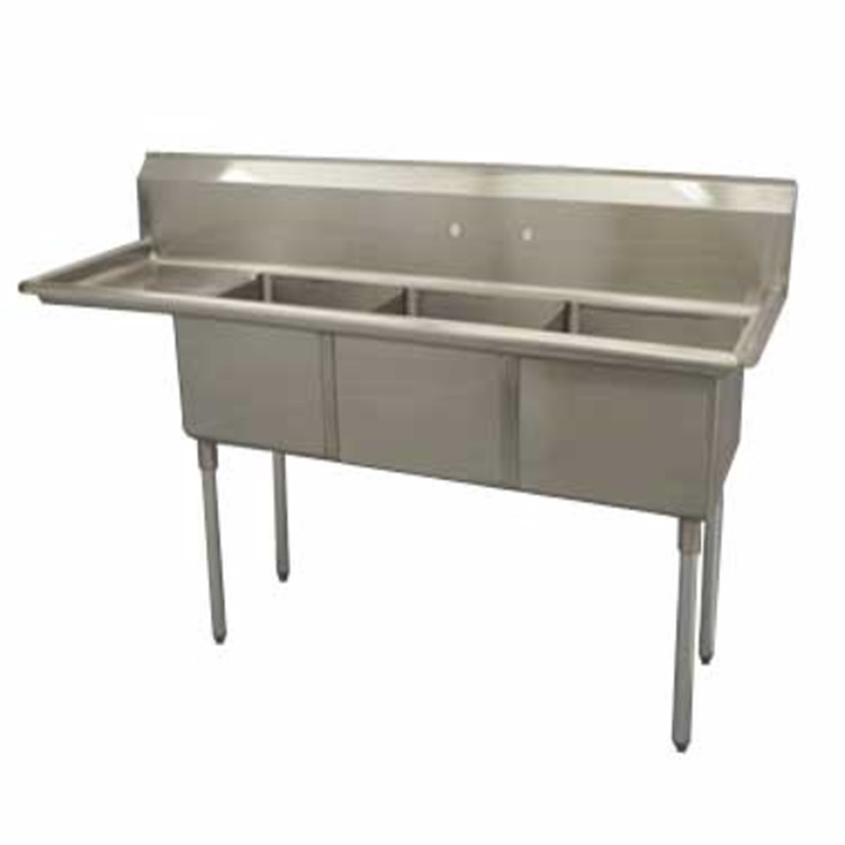 D3CWP1818L-18 | 74′ | Sink, (3) Three Compartment