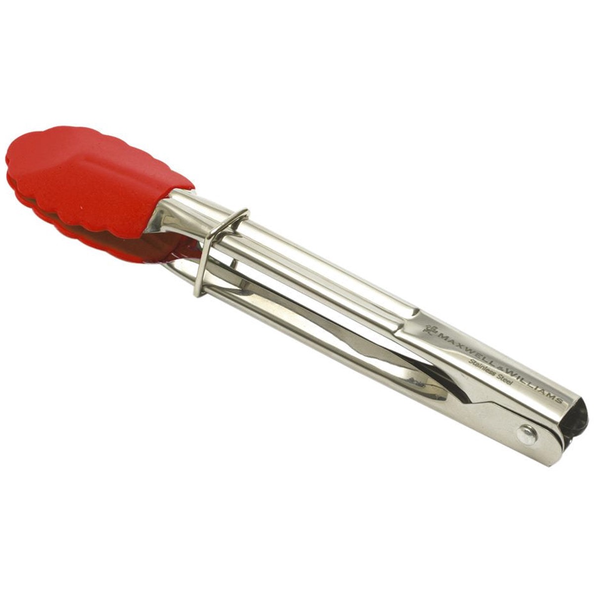 Grabbers Mini Tongs 18cm Silicone Red
