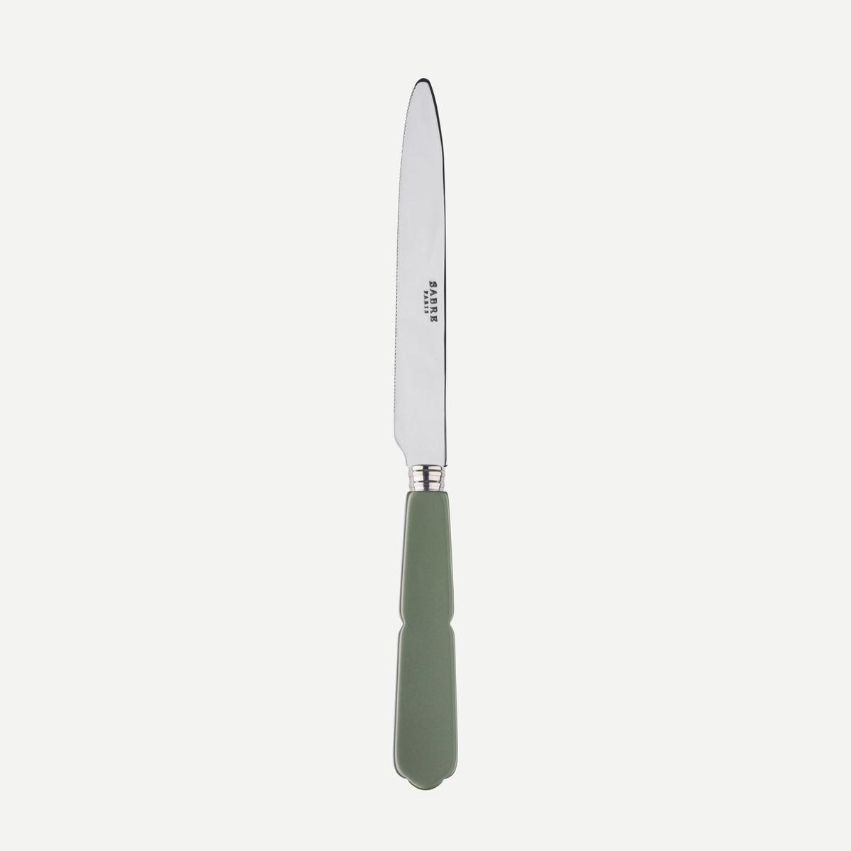 Gustave, Dark green – Serrated dinner knife blade