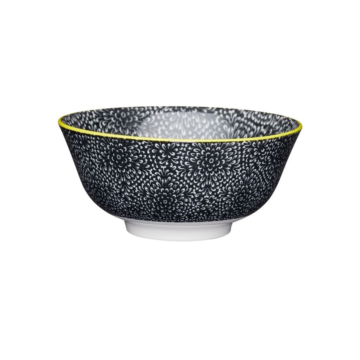 Mikasa Does it All Bowl 15.7cm – Black Floral