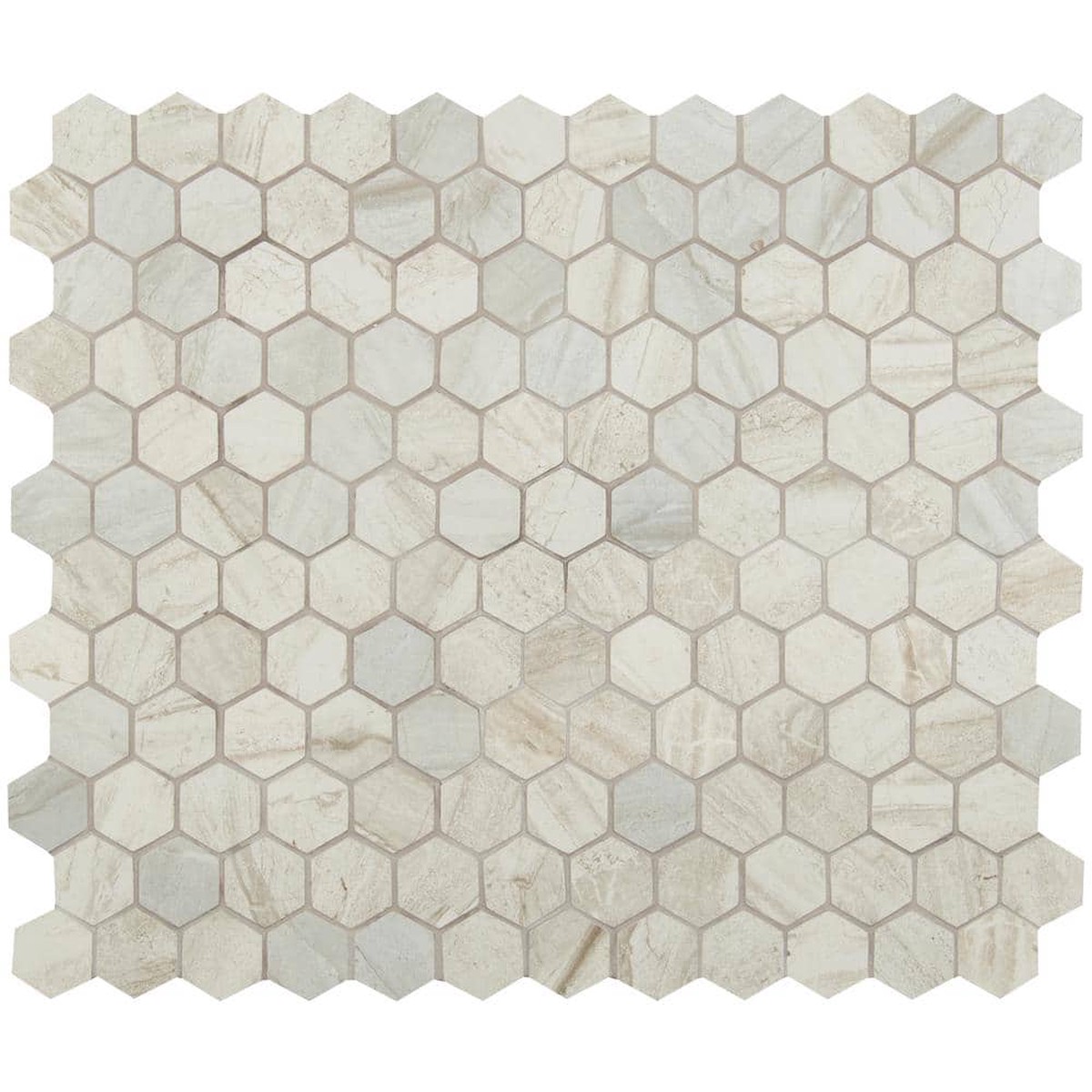 MSI Vigo Gris Hexagon 12 in. x 12 in. Matte Ceramic Floor and Wall Tile (8 sq. ft./Case)