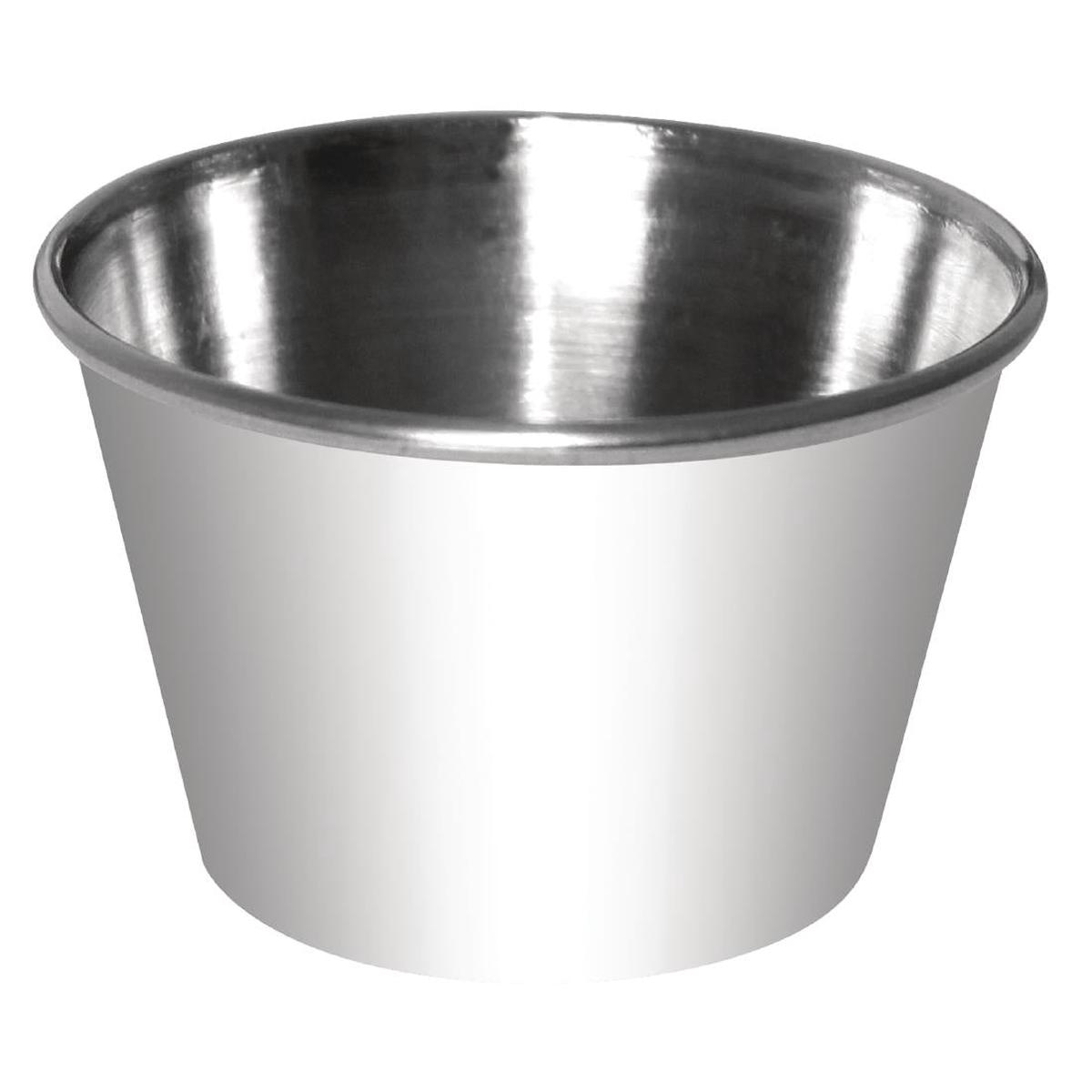 Olympia Stainless Steel Sauce Cups 115ml (12 Pack) (Pack of 12) PAS-GG879