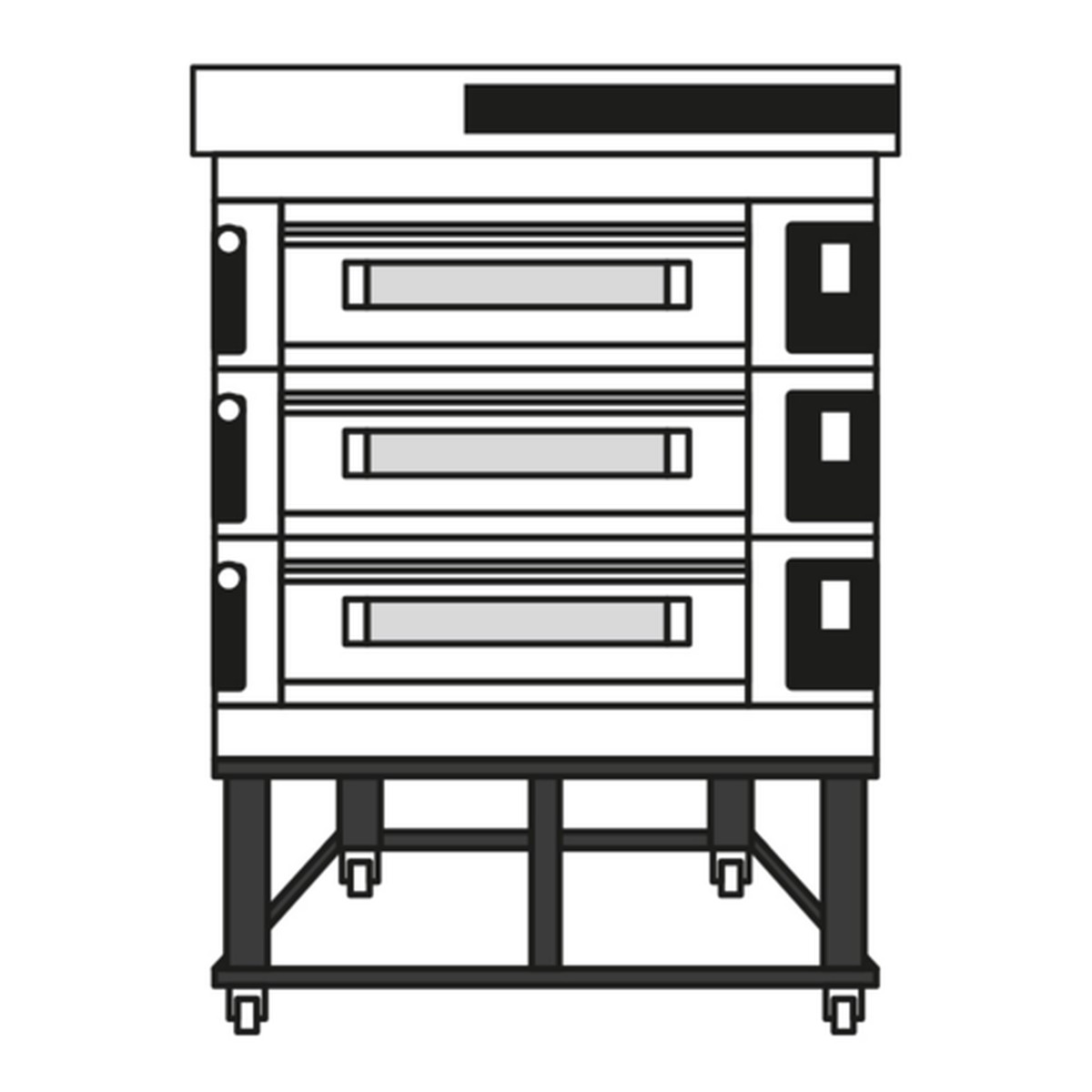 S1203S03 | 65′ | Pizza Bake Oven, Deck-Type, Electric
