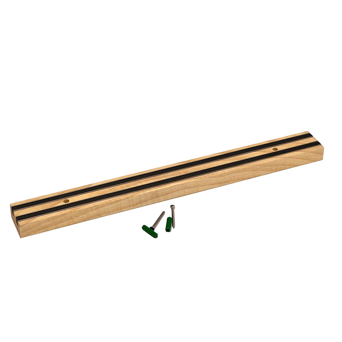 Tablecraft 2918W 18 Inch Magnetic Holder Wood Wall or Counter Mounting with Screws