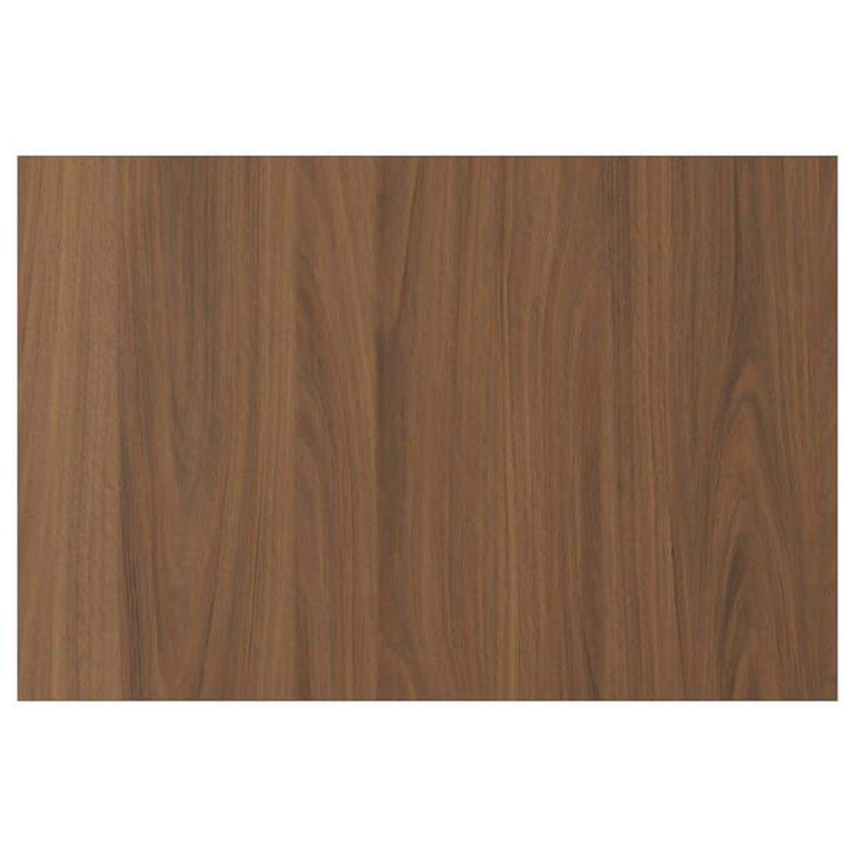 TISTORP door, brown walnut effect, 60×40 cm
