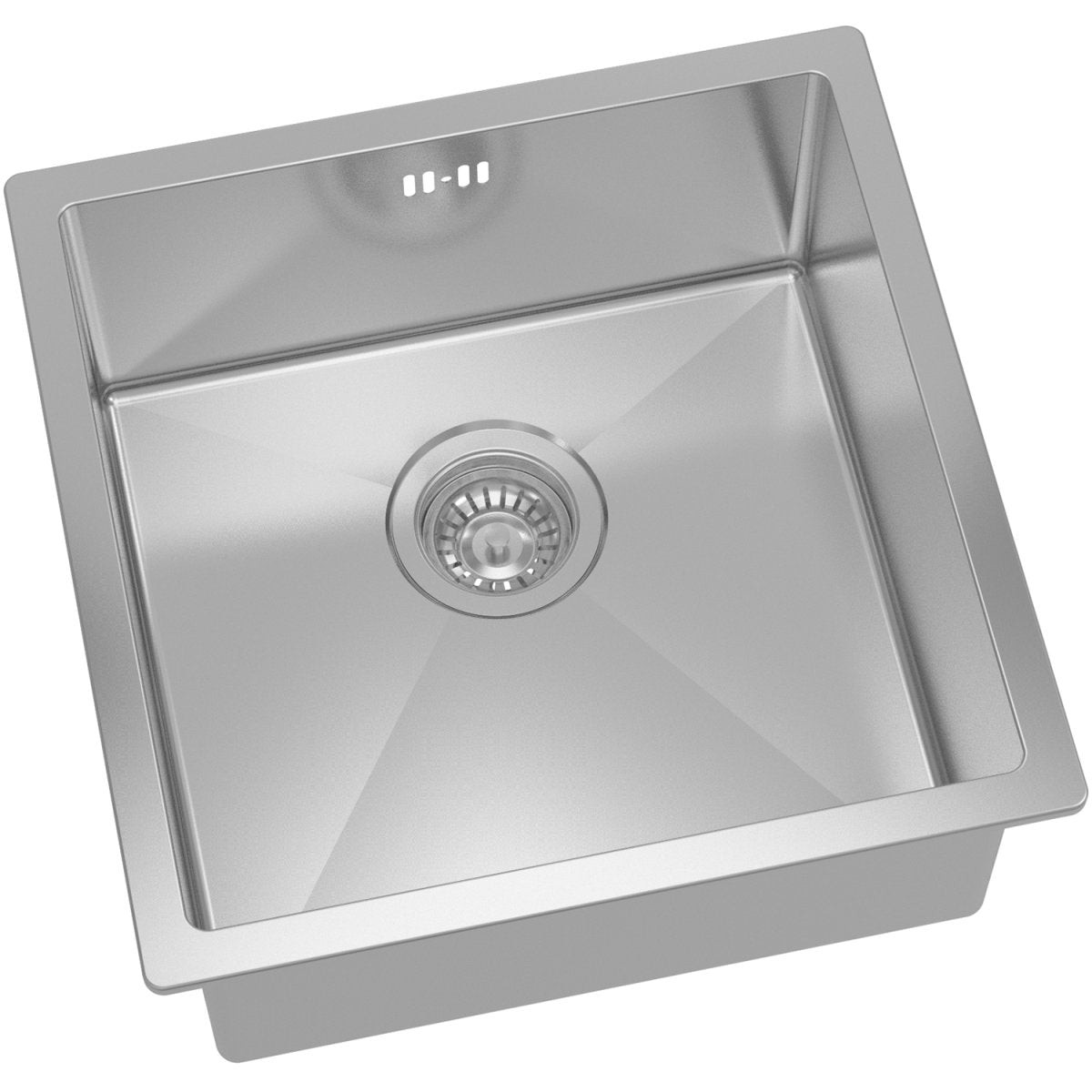 Undermount Single Basin Sink Stainless Steel 530x400x200mm | CHMS5845