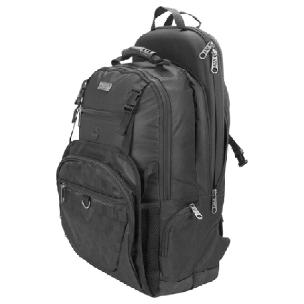 Winco KBP-S Knife Case 10-Slot Hard Case and Black Polyester Backpack Set