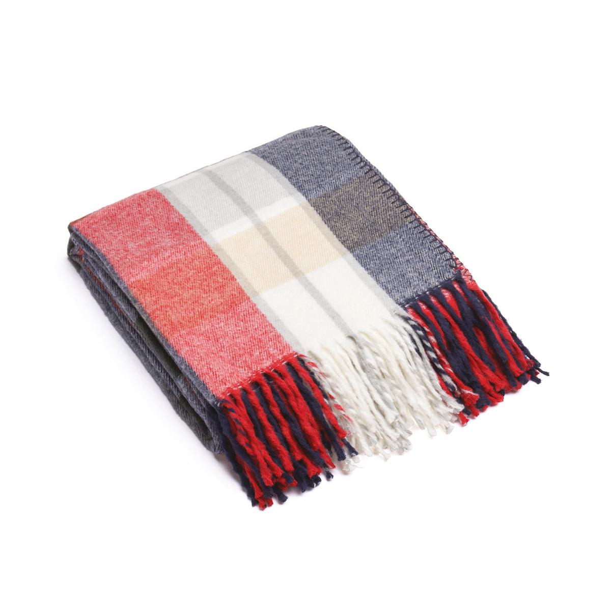 Woven plaid – Tartan Red / Blue