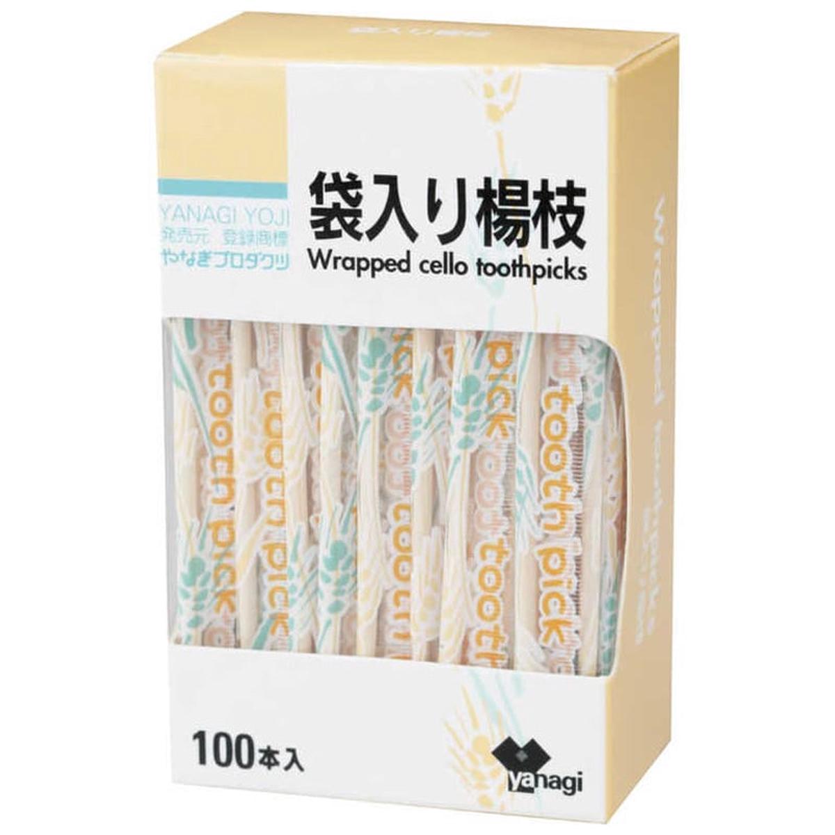 Yanagi Singly Wrapped Toothpicks-Beige