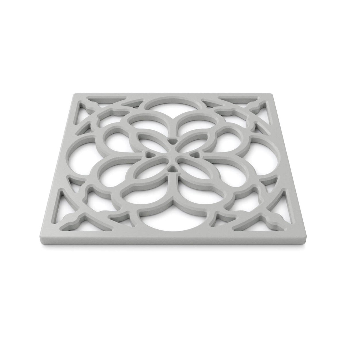 Zeal Heritage 18cm Silicone Square Trivet Mat – French Grey
