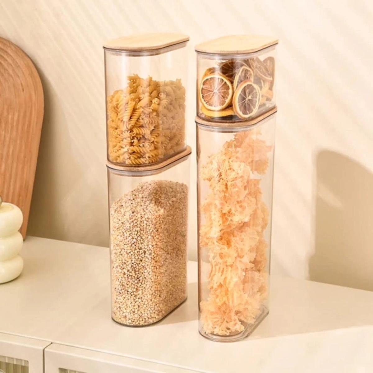 4 Piece Acrylic Storage Container Set