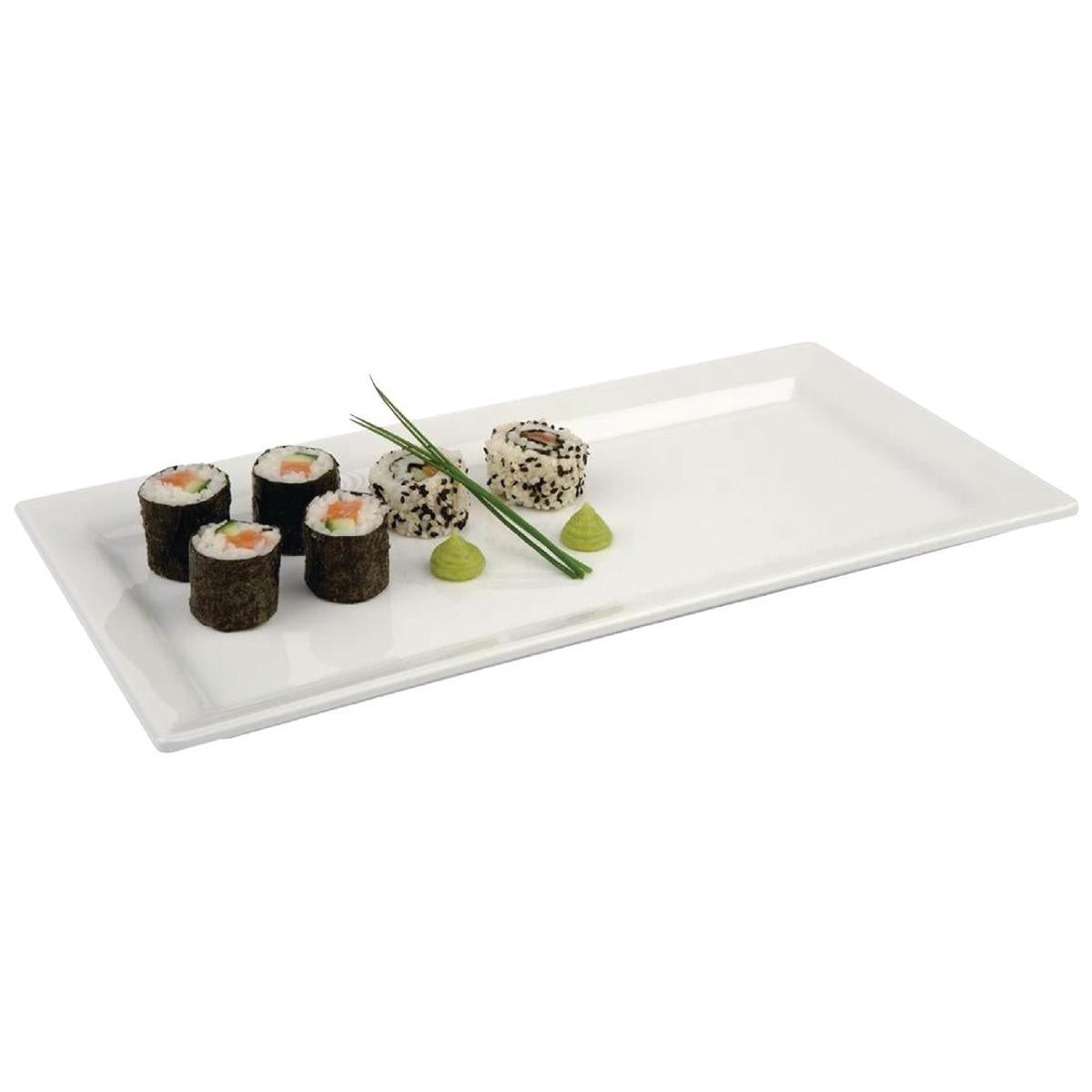 APS Pure Melamine Rectangular Tray 14in – GF158