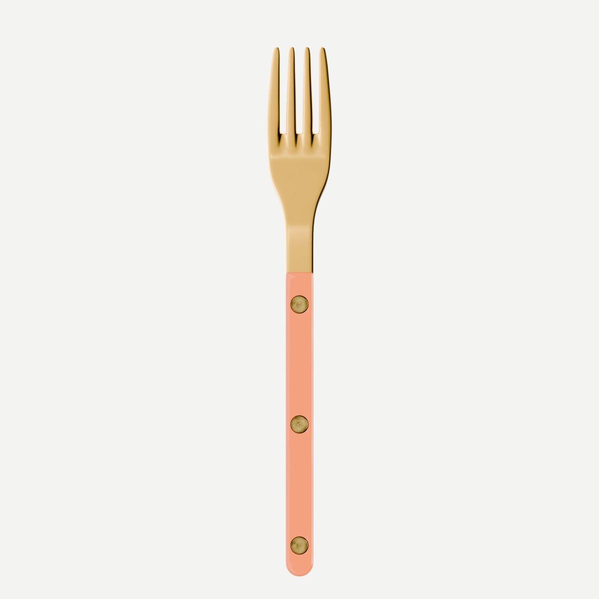 Bistrot Gold color Solid, Nude Pink – Salad fork
