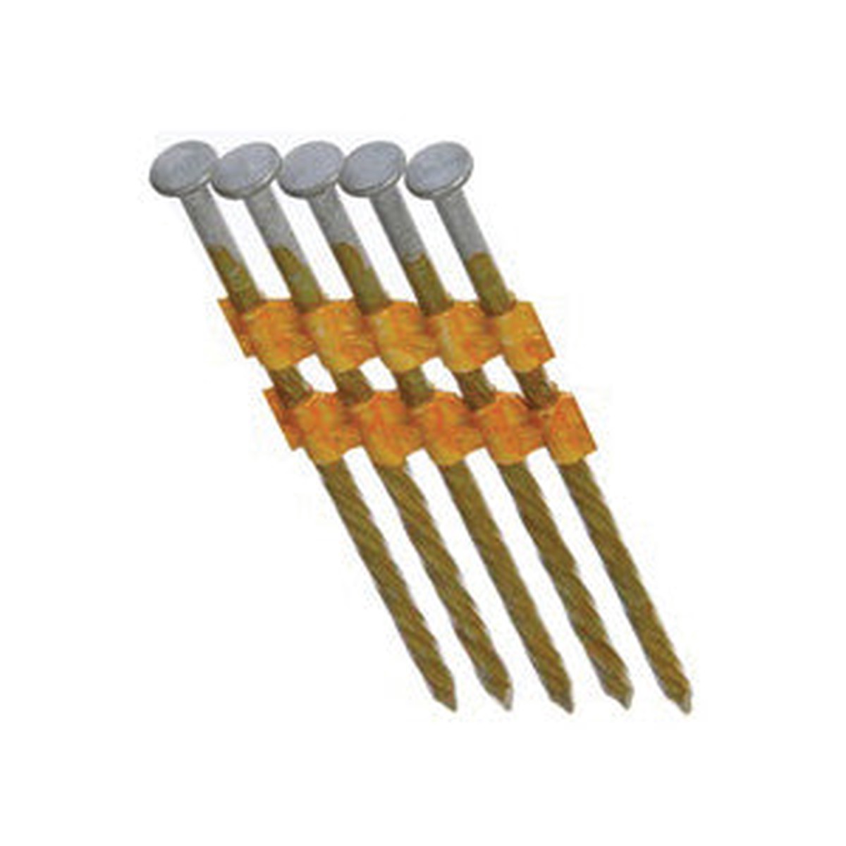 Grip-Rite 21 Degree Plastic Strip Round Head Framing Nails Electrogalvanized Ring Shank Mill 2-3/8″ x .113″ 5M/Box