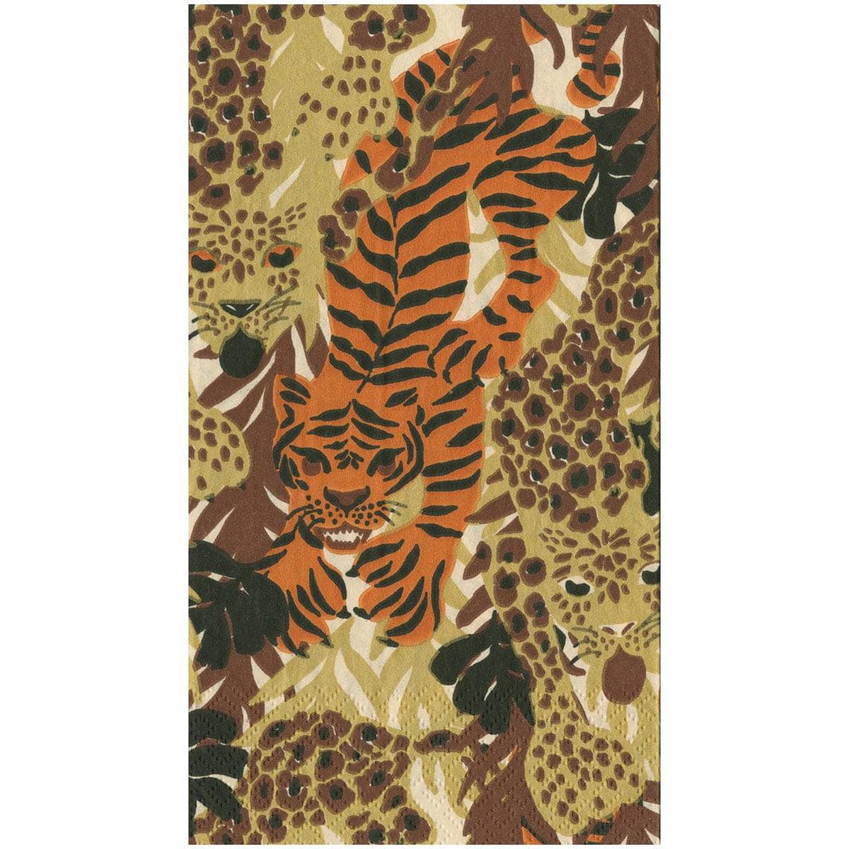 GUEST TOWEL WILD CATS