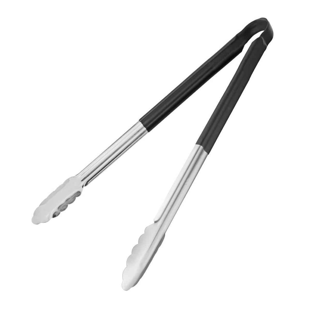 Hygiplas Colour Coded Serving Tong Black 405mm – HC848