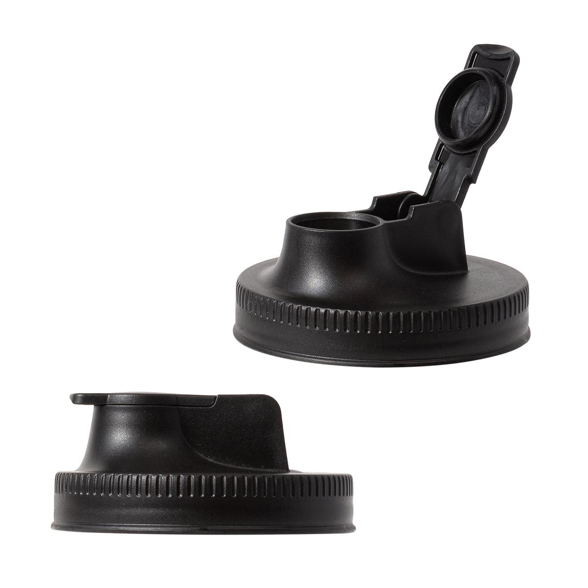 JARWARE LIDS WIDE MOUTH S/2 BLACK