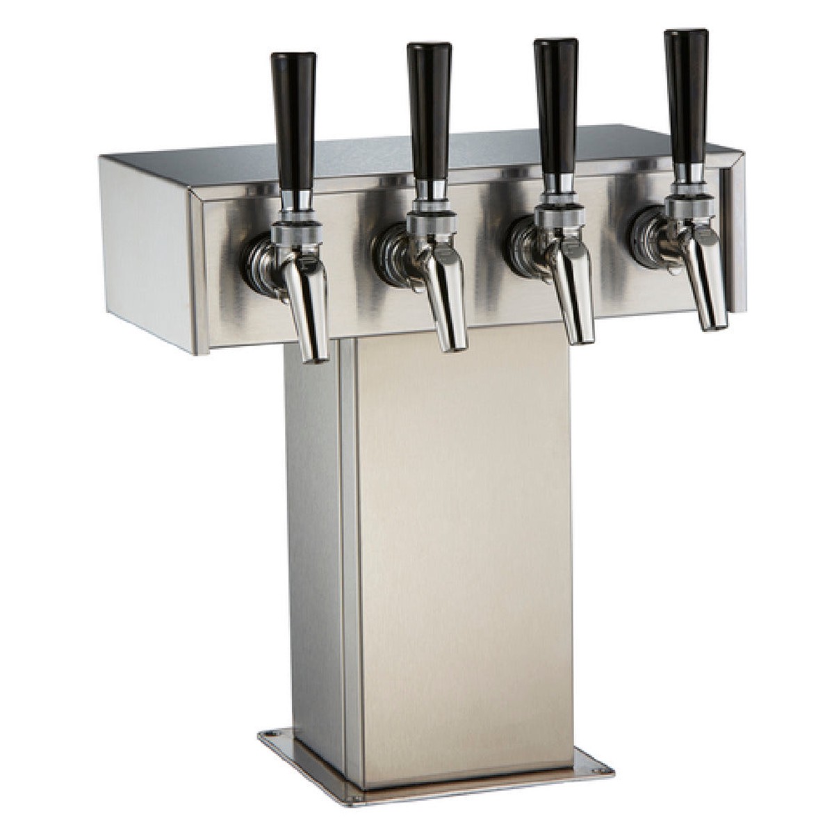 Perlick 67945W-4TT-R Countertop Wine Dispensing Kit with Four Faucets Stainless Steel