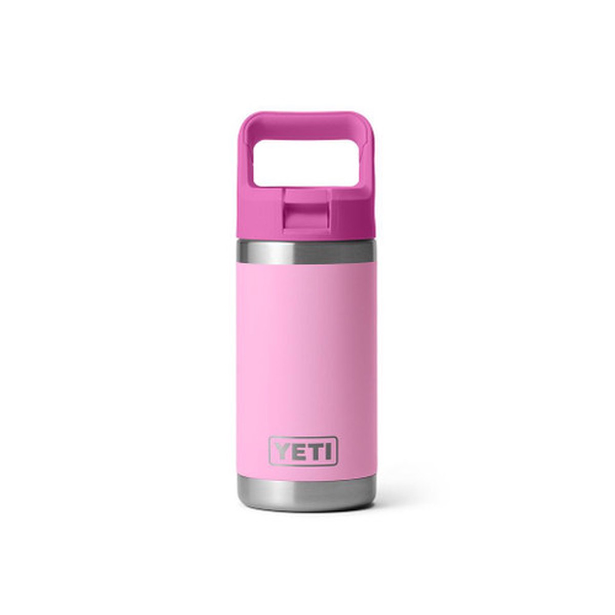 Rambler Jr Kids Water Bottle 355 ML – Colour-Blocked Straw Cap, Power Pink – Wildflower