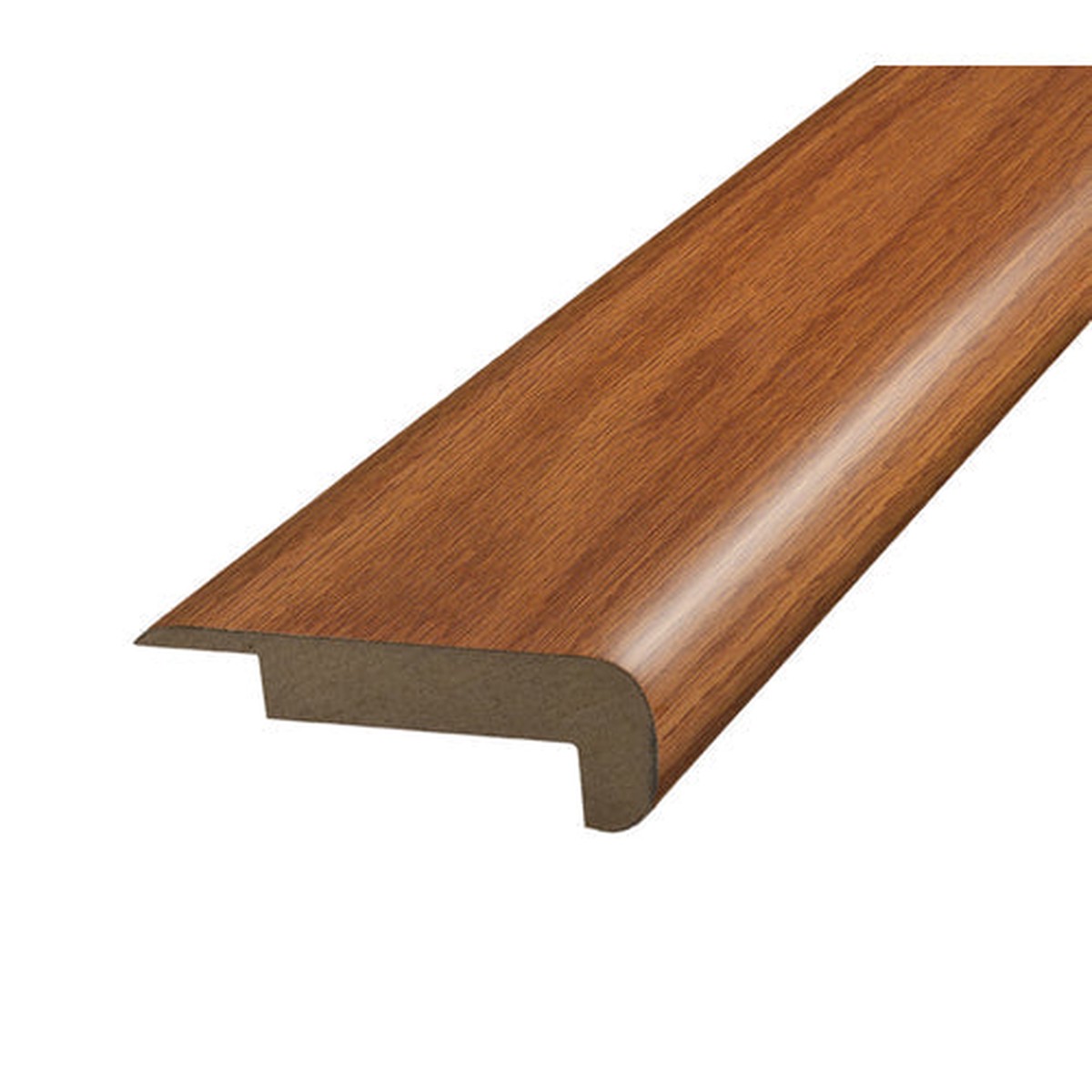SimpleSolutions 2.37-in x 78.7-in Toffee Oak Prefinished Stair Nosing