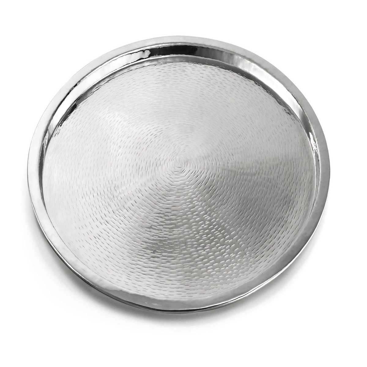 Tablecraft RPD21 21 Inch Round Tray Hand Wash Only Stainless Steel