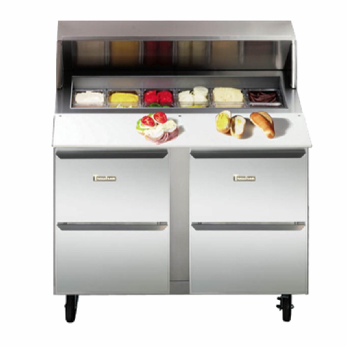 UPT6024-DD | 60′ | Refrigerated Counter, Sandwich / Salad Unit
