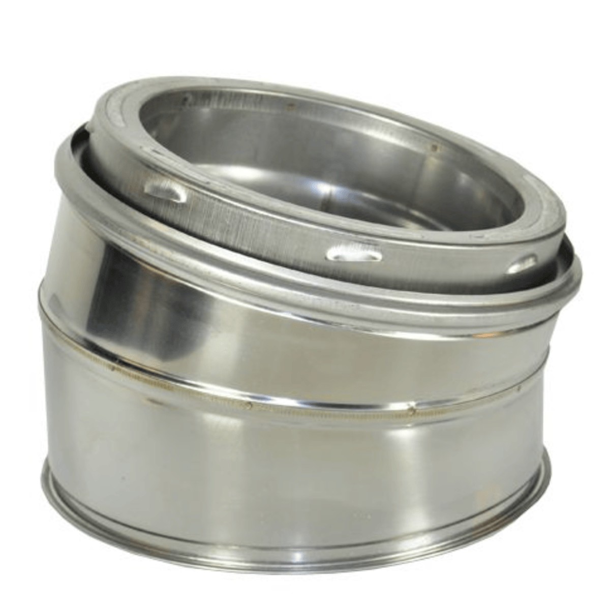 6-Inch Chimney Pipe Elbow Kit – 15 Degree Offset