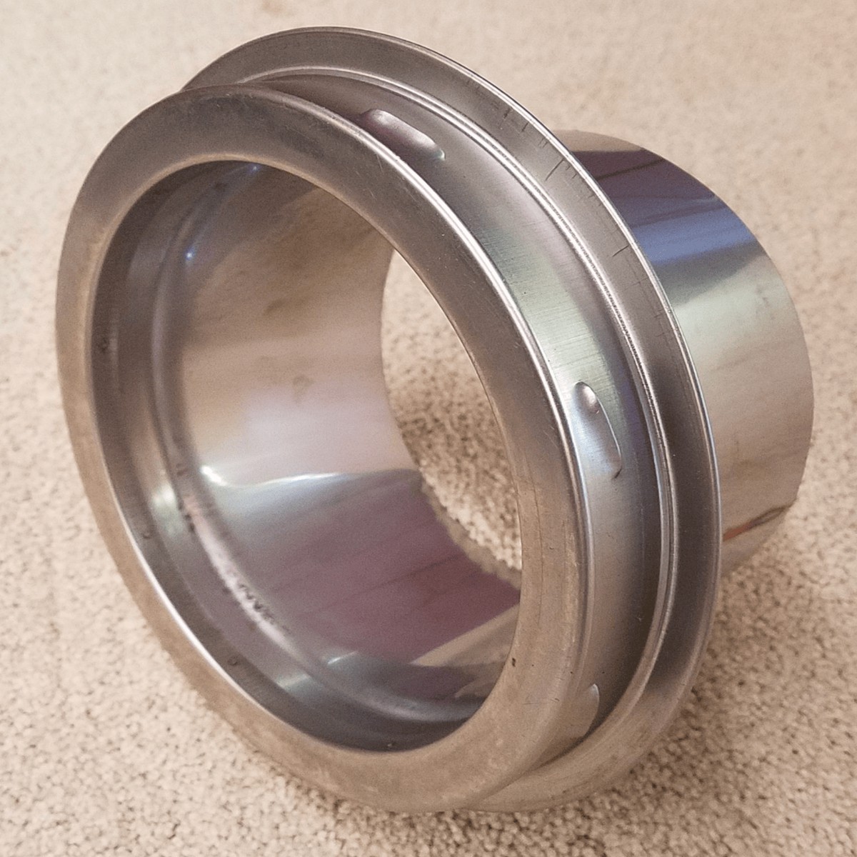 8-Inch Finishing Collar (Stainless Steel Trim)