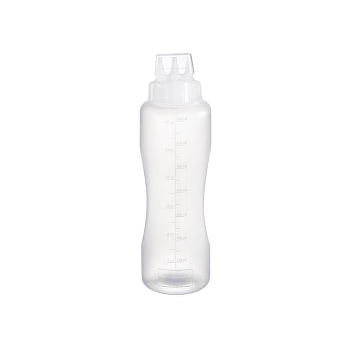 Araven Squeeze Sauce Bottle 3 Nozzles 75cl White – CZ804