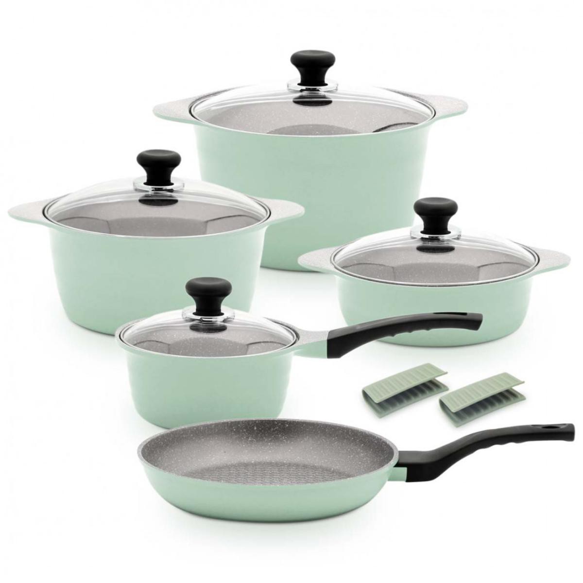 Balzano Cookware Avocado, 10 Pcs