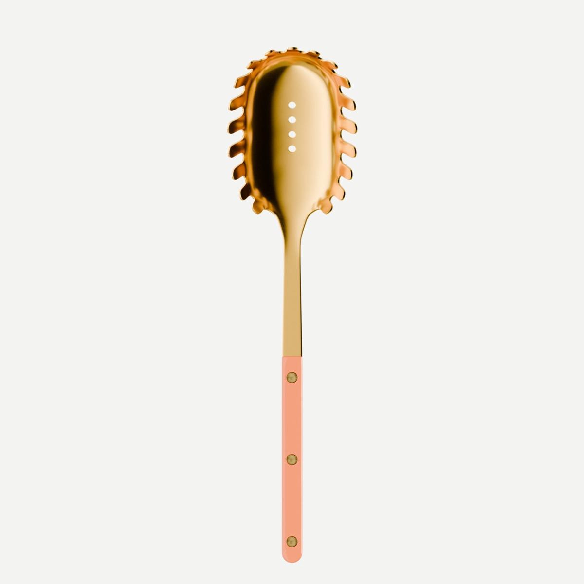 Bistrot Gold color Solid, Nude Pink – Spaghetti spoon