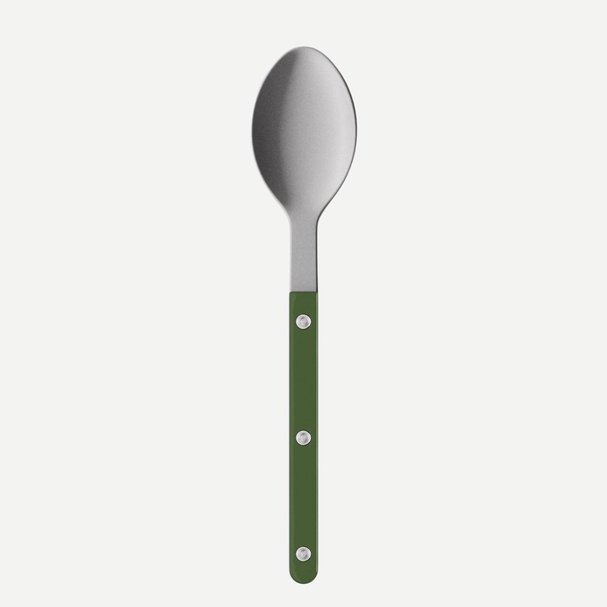 Bistrot Vintage Solid, Green – Soup spoon