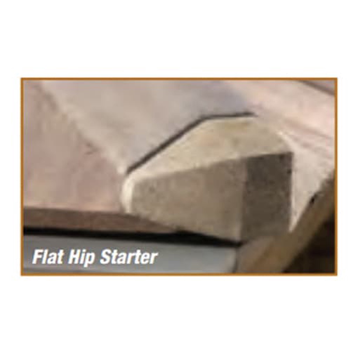 Eagle Flat Tile Concrete Hip Starter