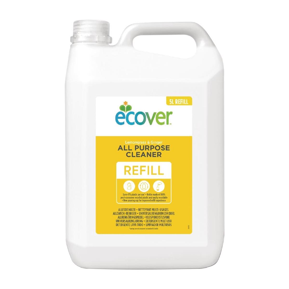 Ecover Lemongrass and Ginger All-Purpose Cleaner Concentrate 5Ltr – CX190