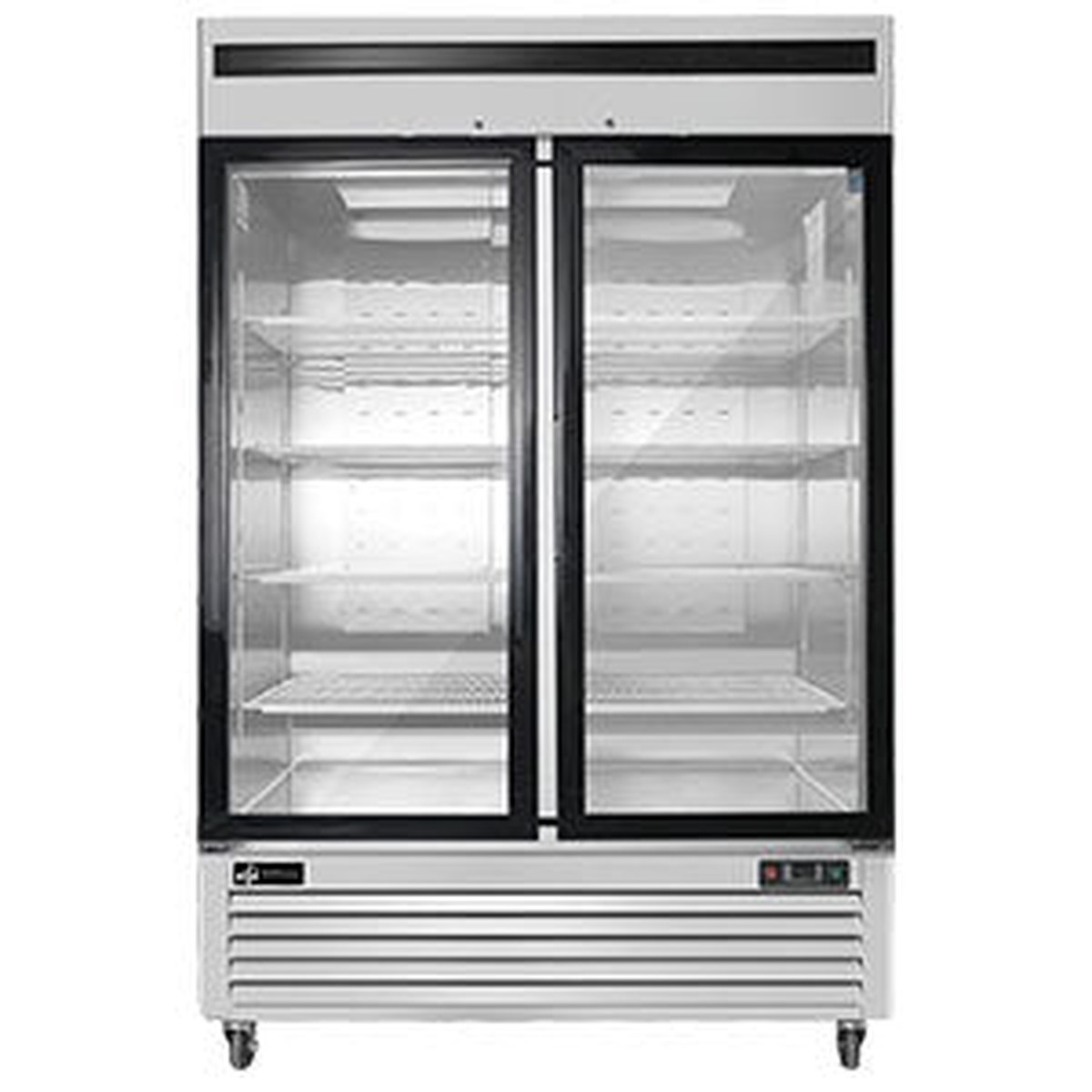 EFI F2-39GDSVC 39.5″ Bottom-Mount Glass 2-Door Reach-In Freezer – 35.3 Cu. Ft.
