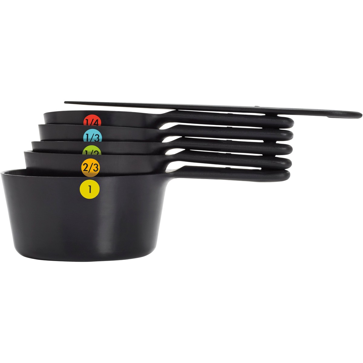 Good Grips 6-Piece Plastic Measuring Cups Black