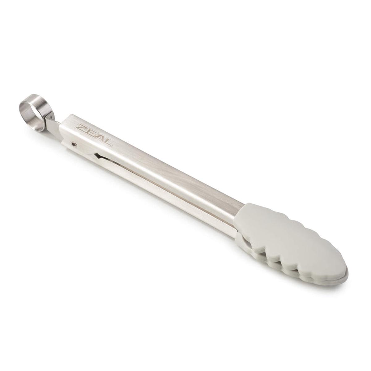 Mini Tongs (20cm) Silicone French Grey