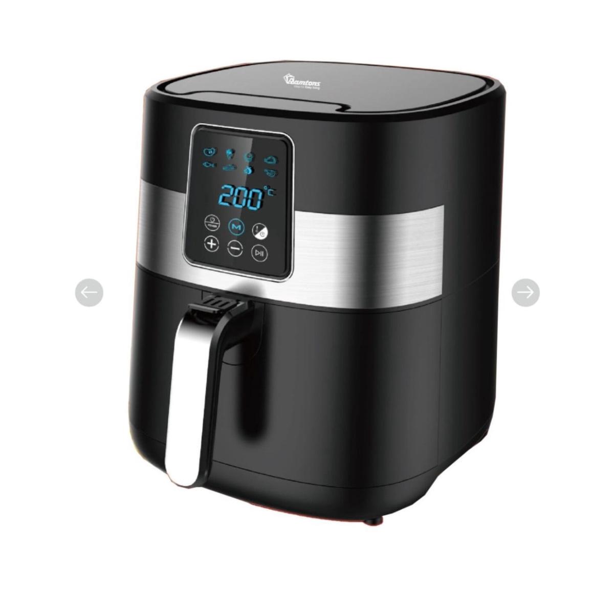 Ramtons Digital Oil Free Air Fryer 3 Litres 1500W RM 585