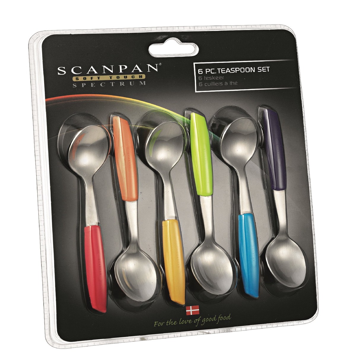 Scanpan Spectrum Teaspoons set of 6 – Coloured