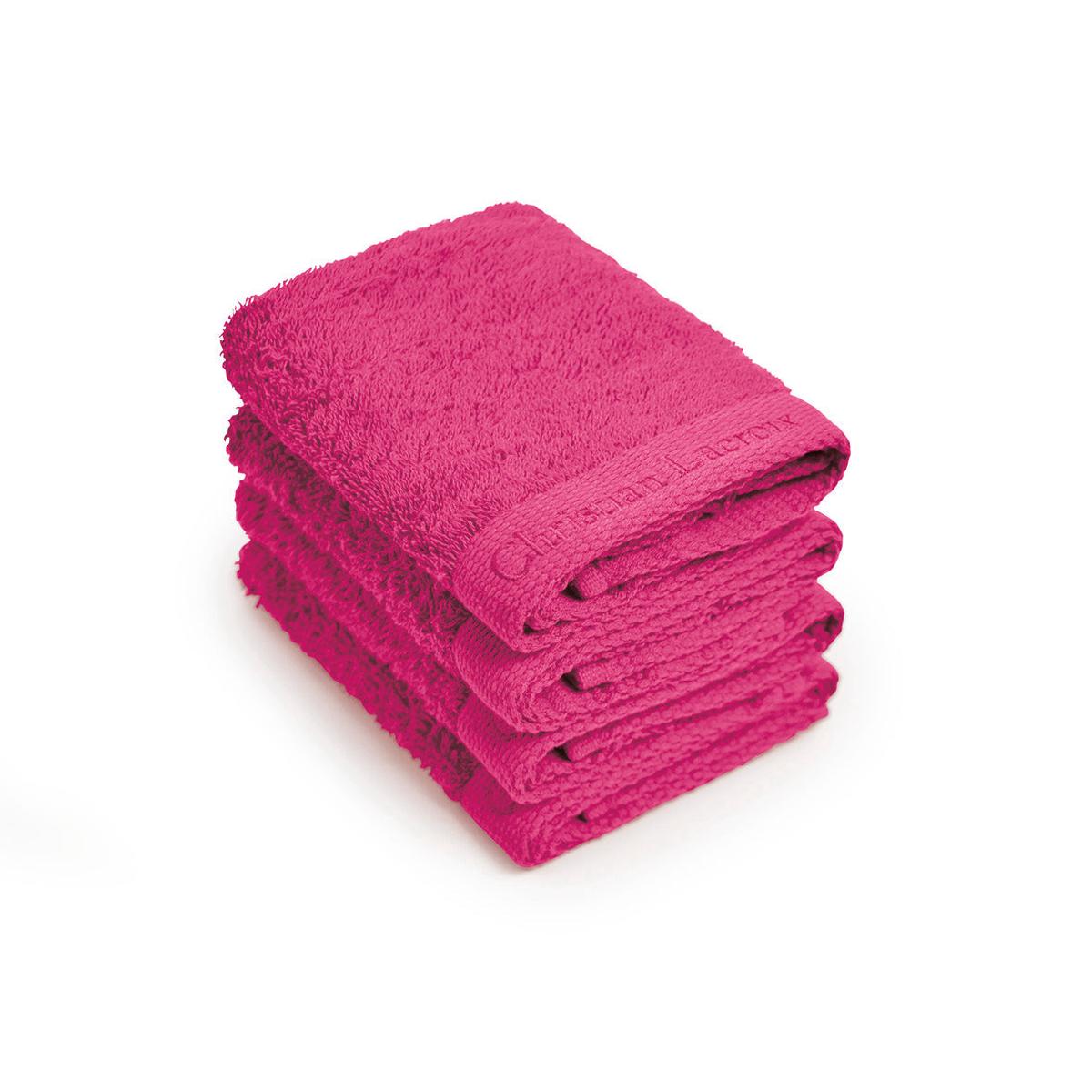 4 guest towels – 30 x 30 cm – Fuchsia
