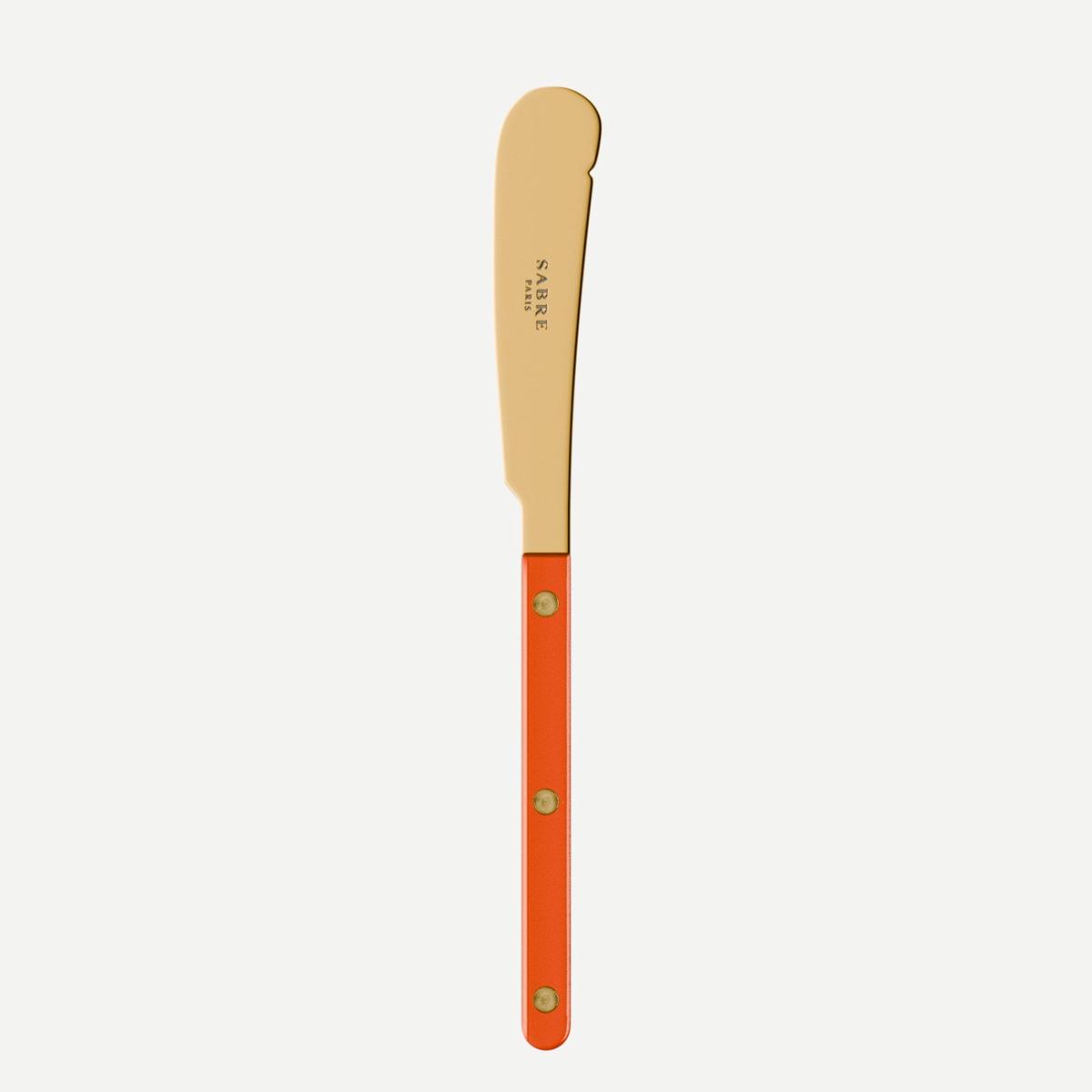 Bistrot Gold color Pearly, Orange – Butter knife