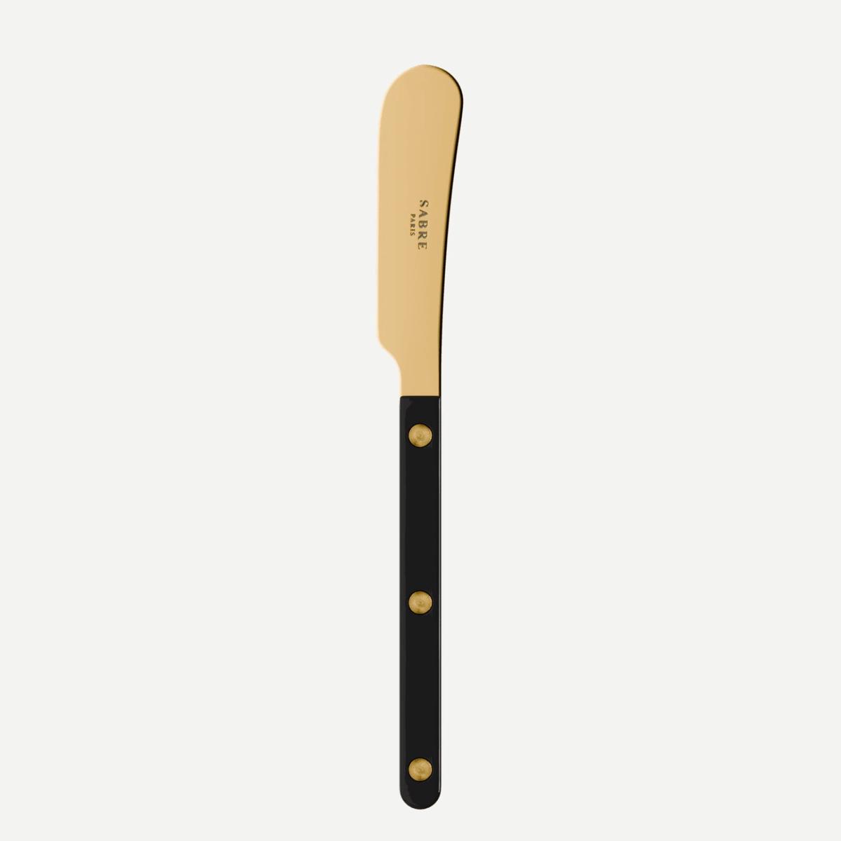Bistrot Gold color Solid, Black – Butter spreader