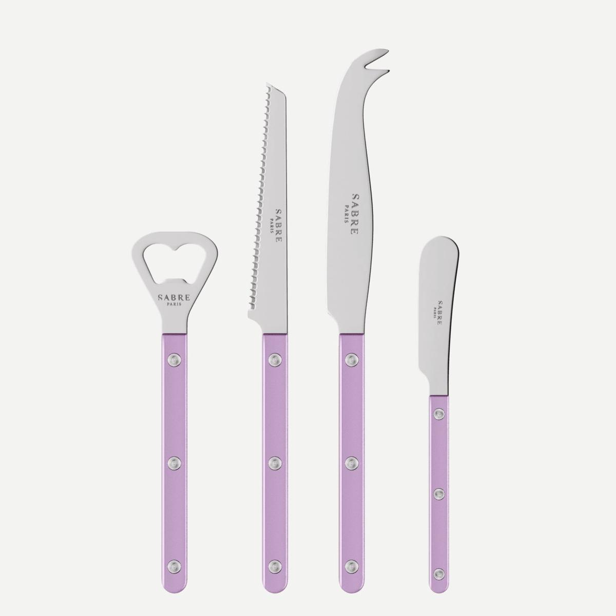 Bistrot Pearly, Lilac – Bistrot aperitif set