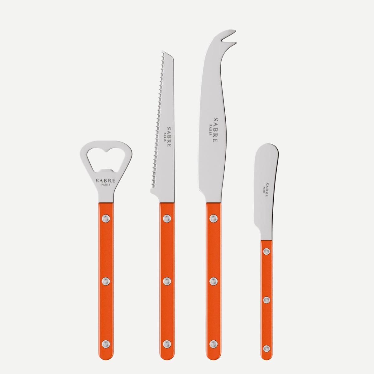 Bistrot Pearly, Orange – Bistrot aperitif set